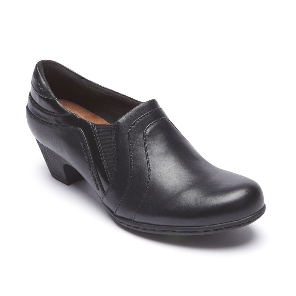 Rockport Slip-On Dam Svarta - Brynn - ZLYSF0951